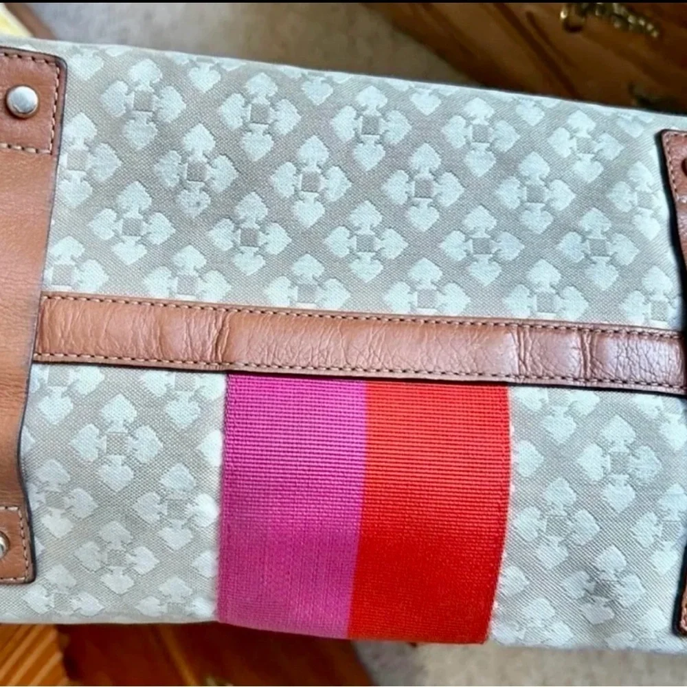 Kate Spade purse bag Signature crossbody tote geometric xlarge satchel logo